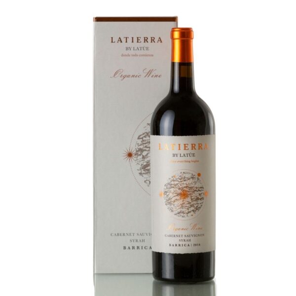 LATIERRA Cabernet sauvignon - Syrah barrica (Estuche 75 cl.) - Imagen 3