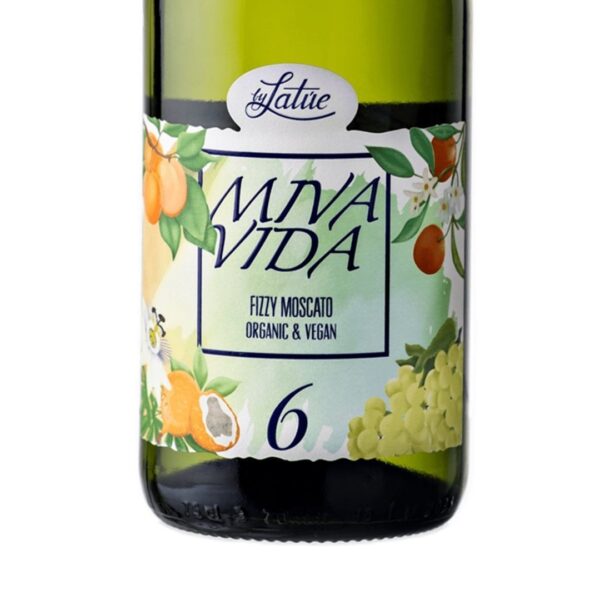 Miva Vida Fizzy Moscato 75 cl. - Imagen 2